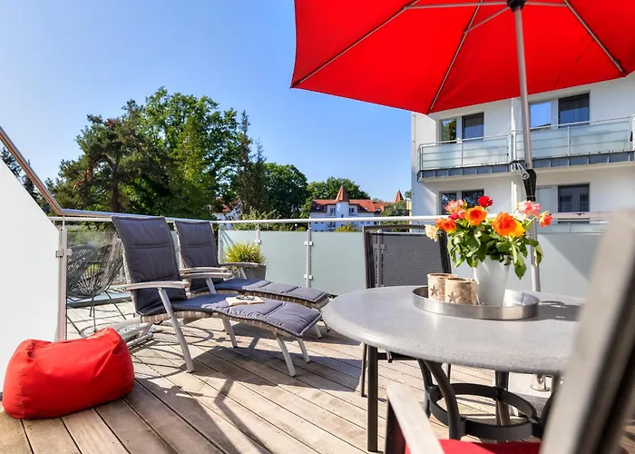 Апартаменты Ostseeresidenz Gorki- Park - 08 Mit Wellness Und Schwimmbad Херингсдорф